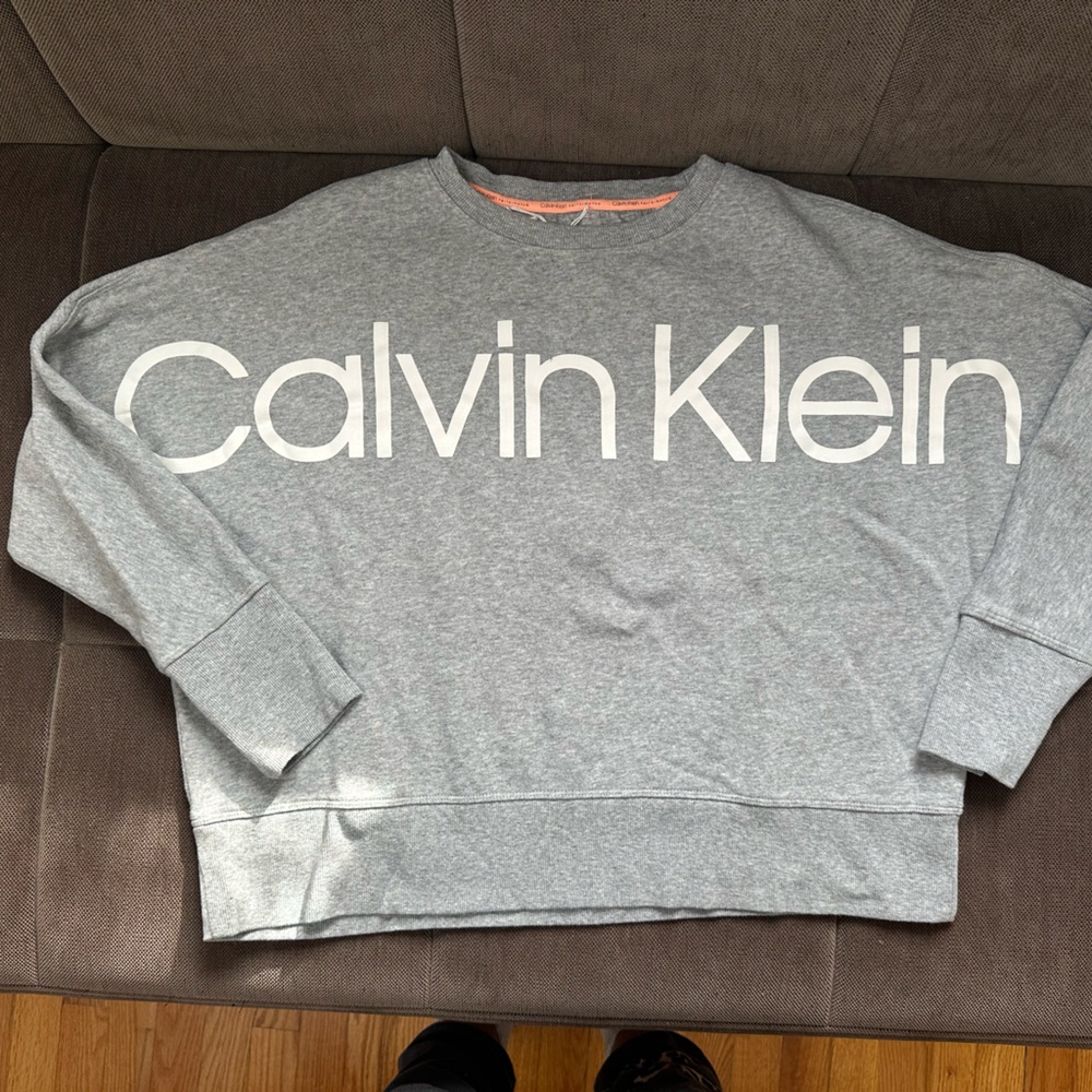Calvin Klein Performance Gray Crewneck Sweater